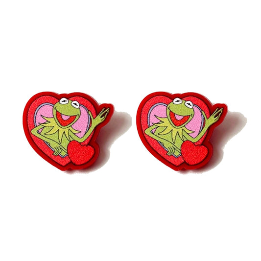 Kermie Valentine Post Earrings