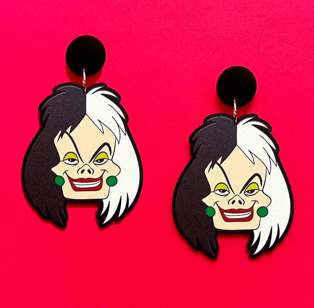 Cruella Acrylic Drop Earrings