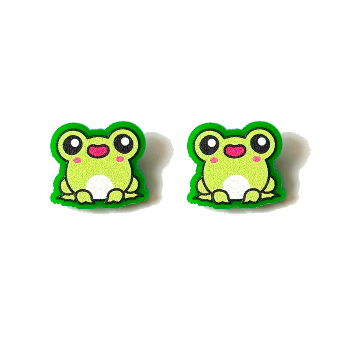 Spring Frog Cutie Post Earrings