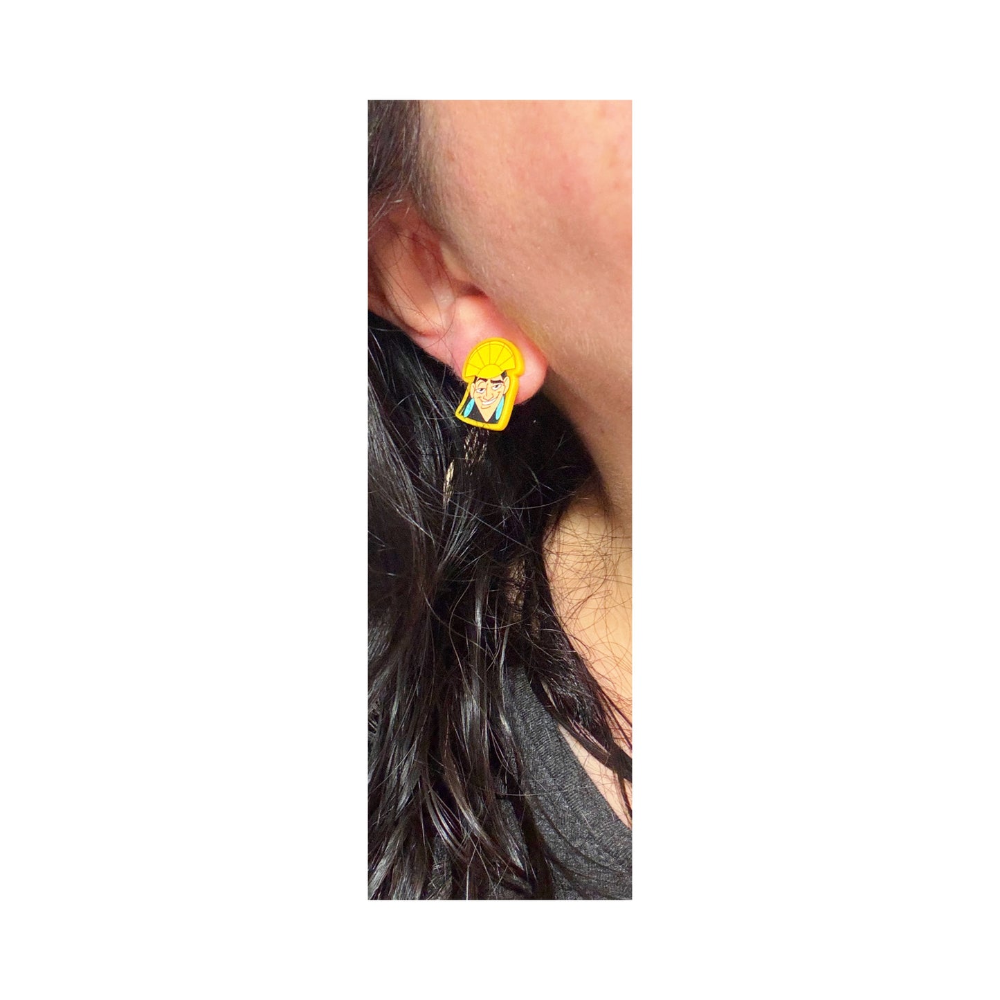 Llama Emperor Post Earrings