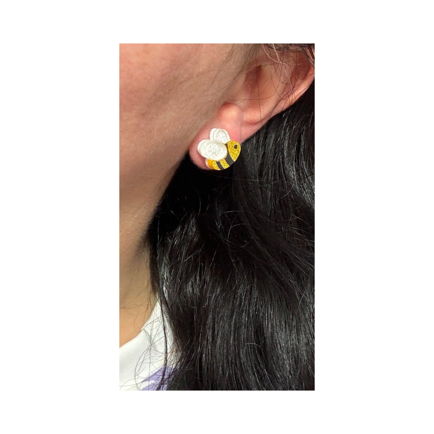 Bee Sparkle Post Earrings