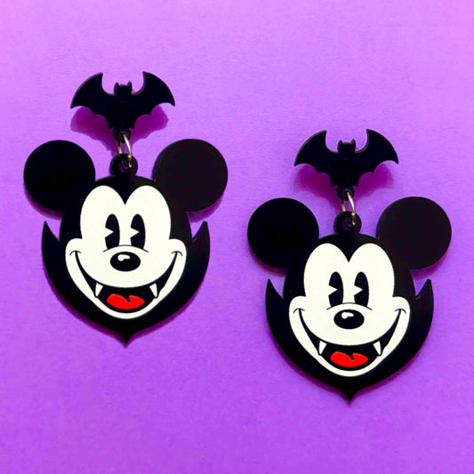 Mouse Vampire Drop Earrings