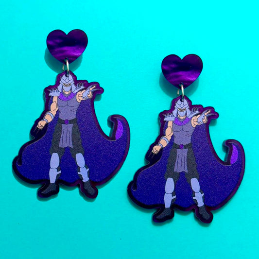 Shredder Drop Earrings
