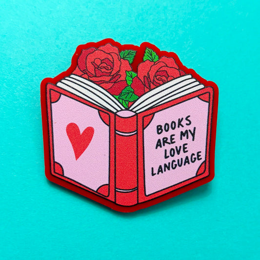 Books Are My Love Language Pin