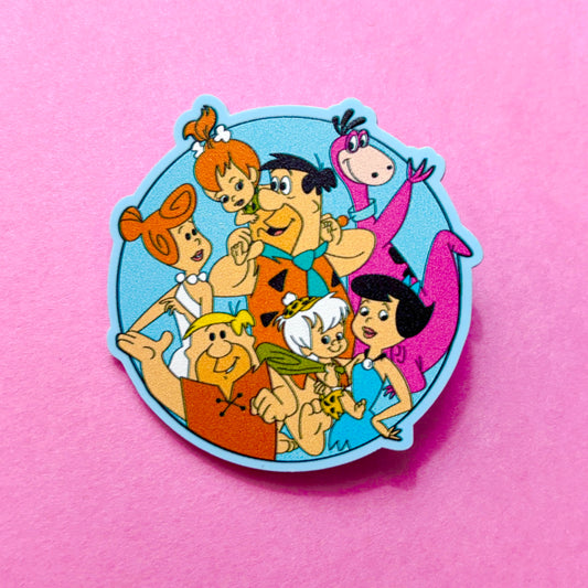 Bedrock Family Pin