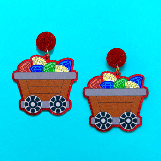 Mine Train Drop Earrings