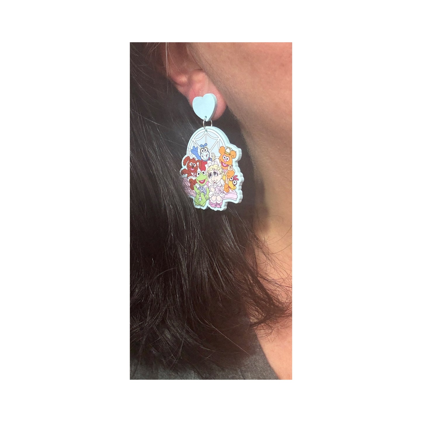Puppet Babies Window Drop Earrings
