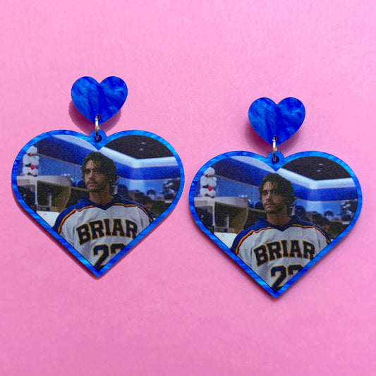 Logan Heart Drop Earrings