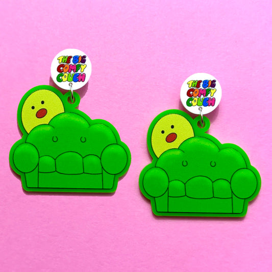 Big Comfy Couch Drop Earrings