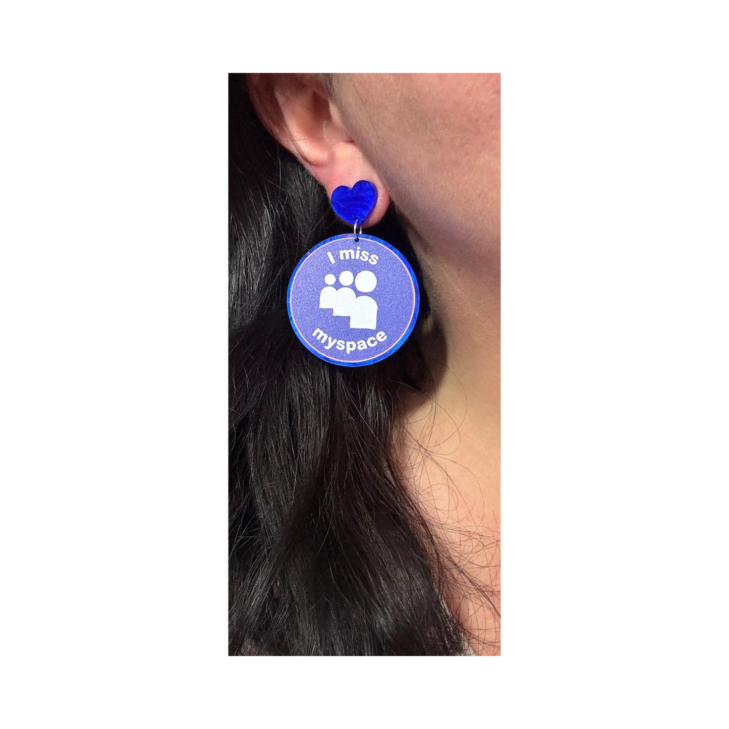 I Miss MySpace Drop Earrings