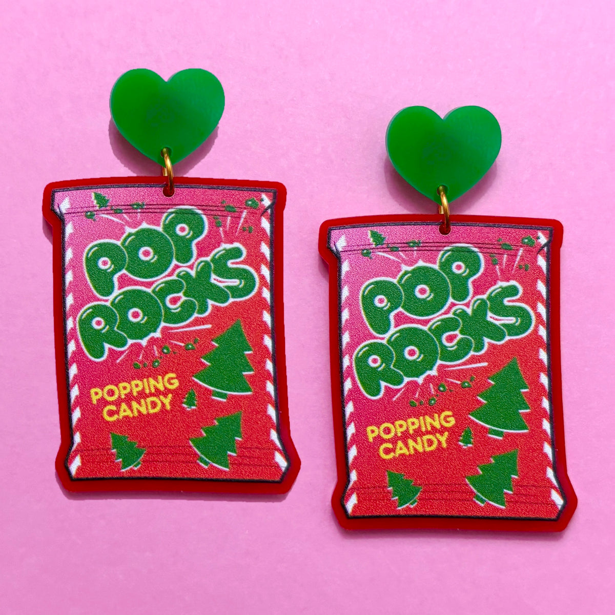 Christmas Pop Rocks Drop Earrings