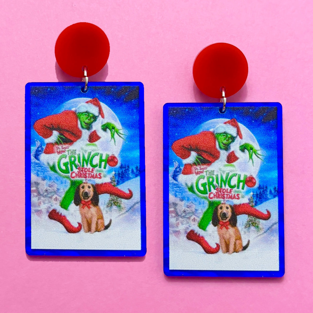Grinch Movie Drop Earrings