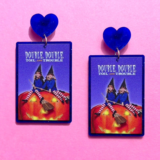 Double Double Toil & Trouble Drop Earrings