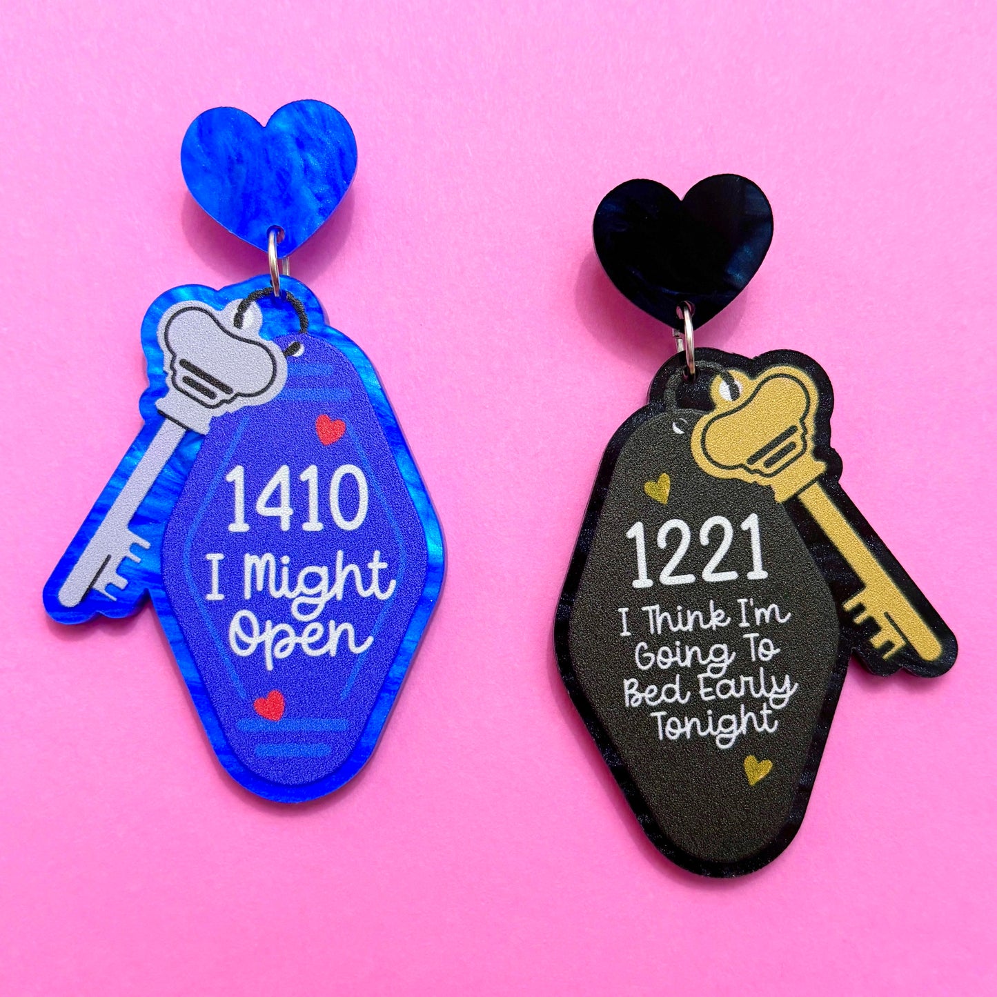 HR Room Keys Drop Earrings