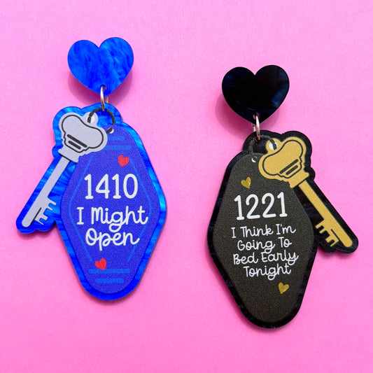 HR Room Keys Drop Earrings