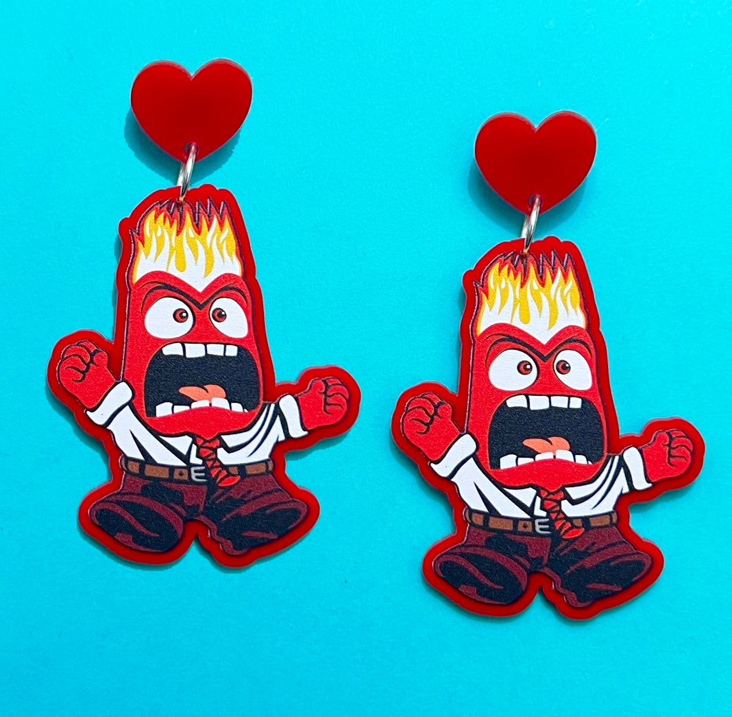 Anger Drop Earrings