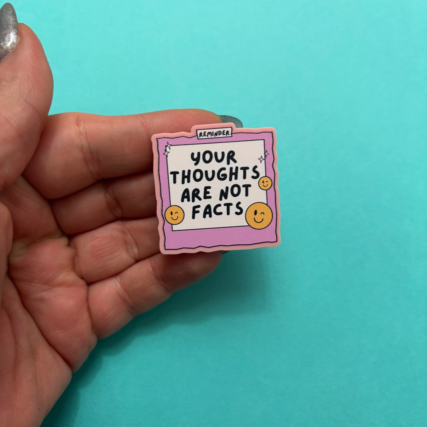 Thoughts Are Not Facts Pin