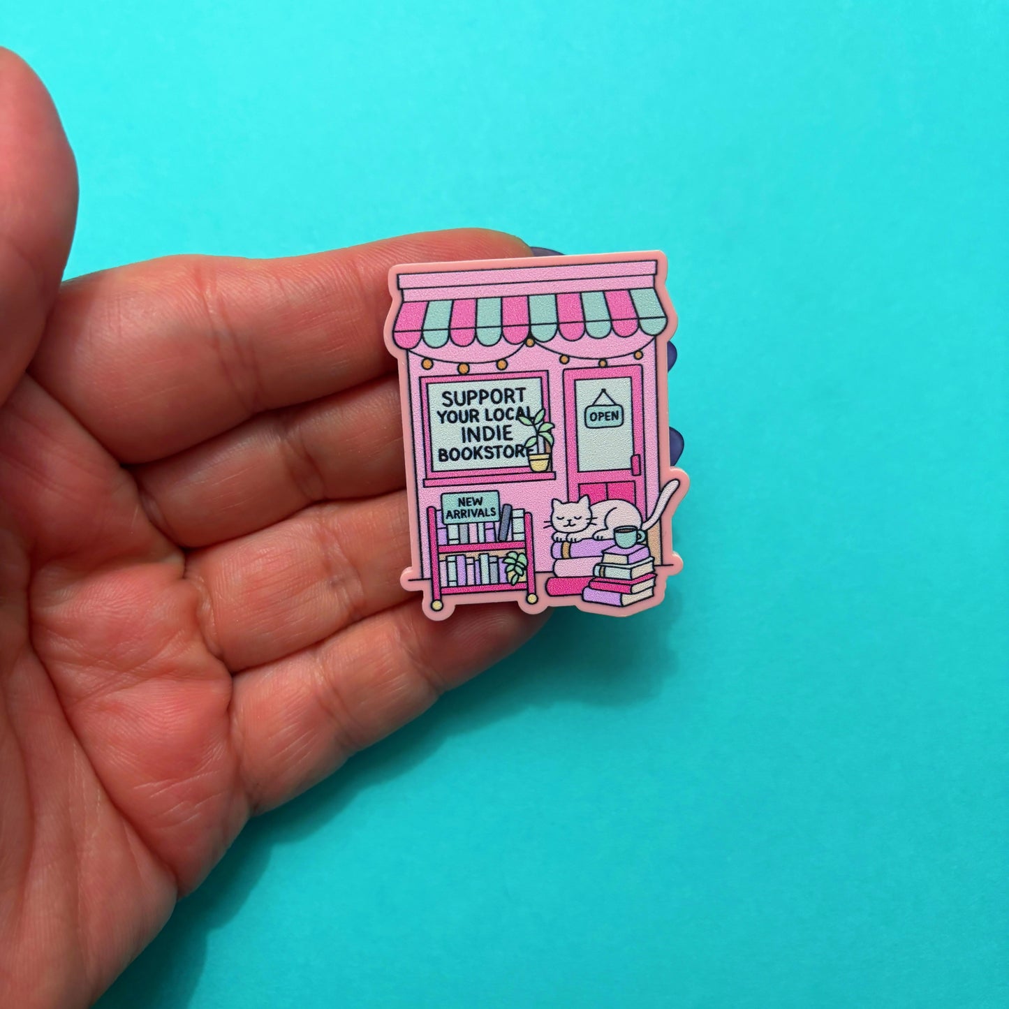 Indie Bookstore Pin