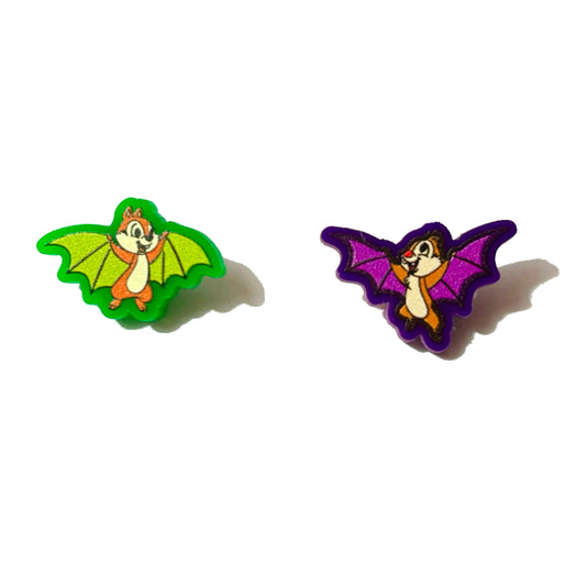 Chipmunk Bats Post Earrings