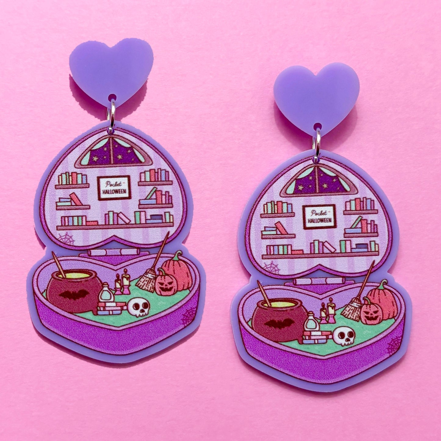 Spooky Pocket Doll Drop Earrings