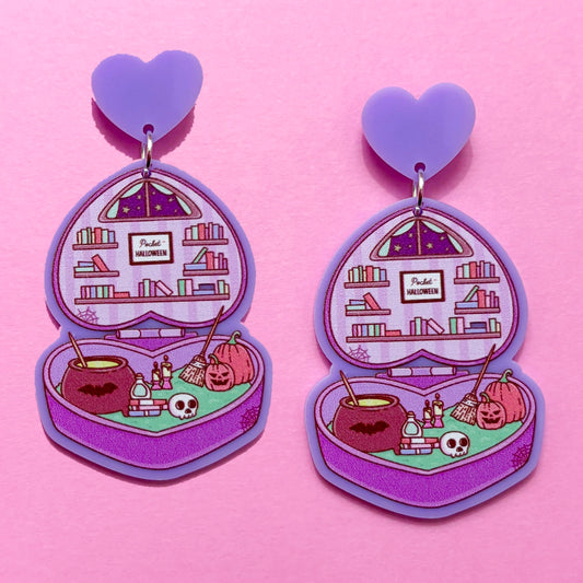Spooky Pocket Doll Drop Earrings