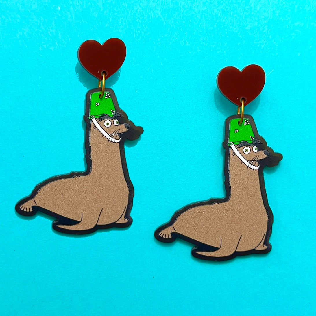 Gerald Acrylic Drop Earrings