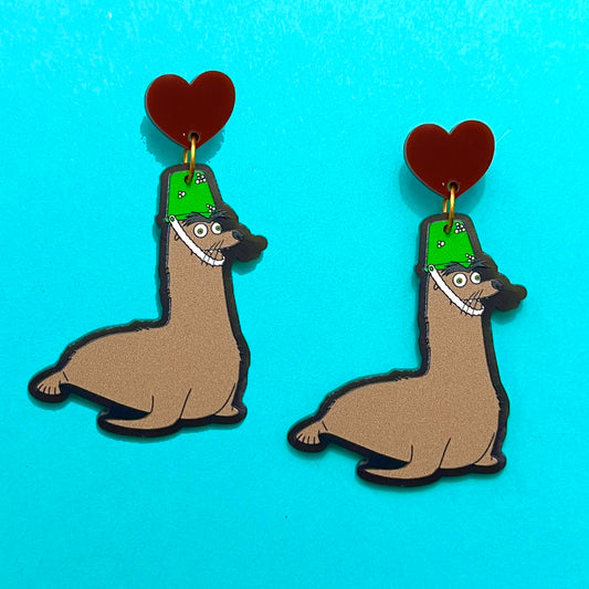 Gerald Acrylic Drop Earrings