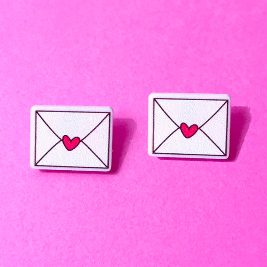 Valentine Envelope Post Earrings