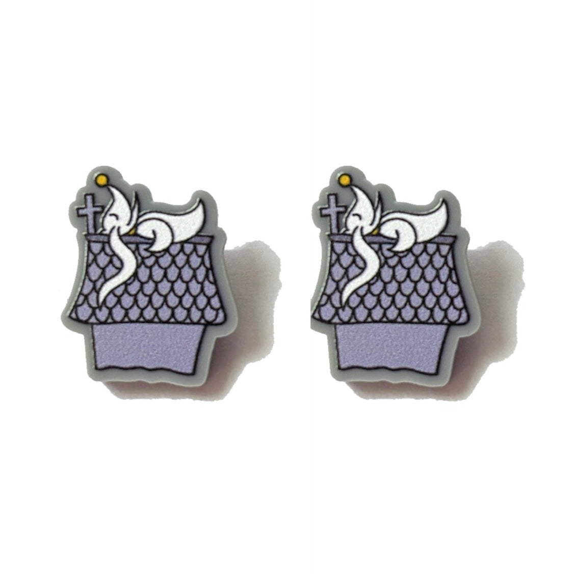 Zero Beagle House Post Earrings