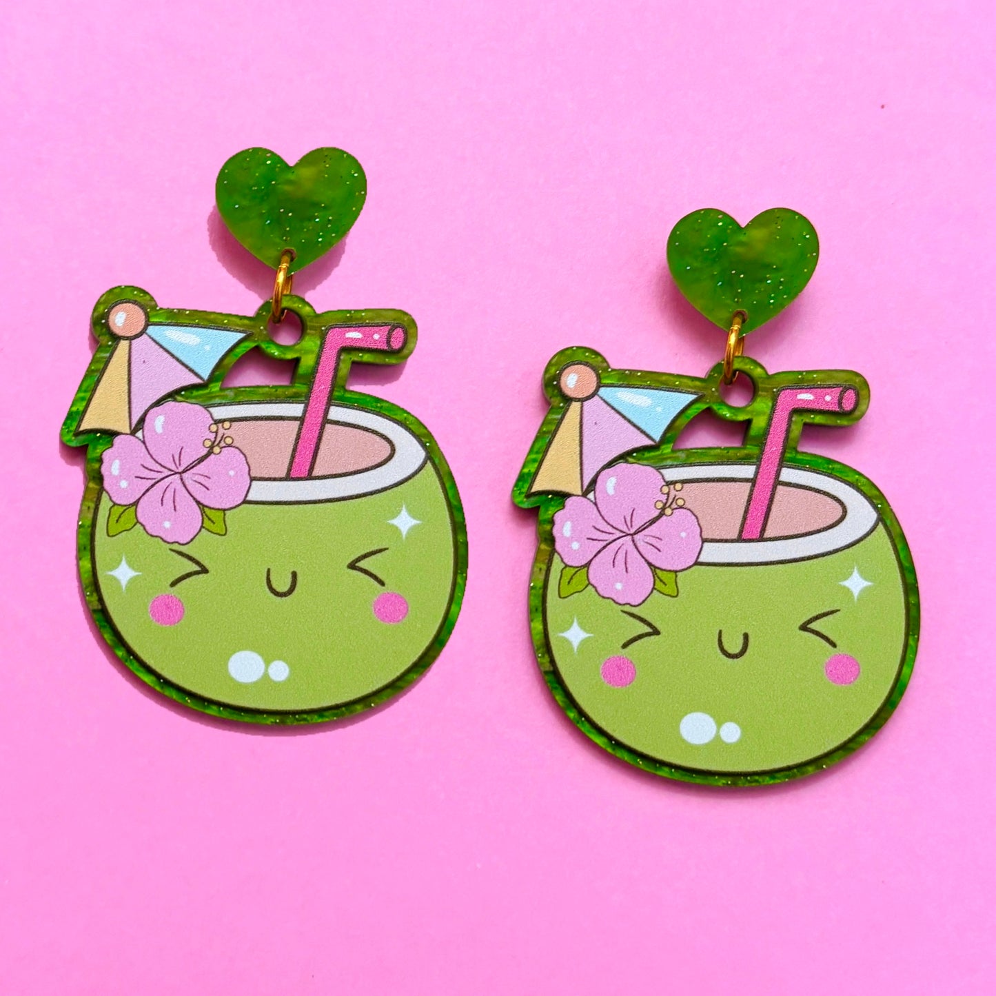 Summer Cocktail Cutie Drop Earrings