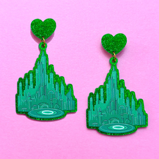 Emerald City Drop Earrings