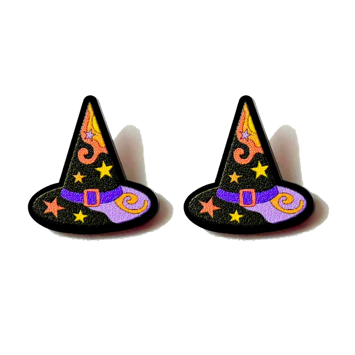Retro Witch Hat Post Earrings
