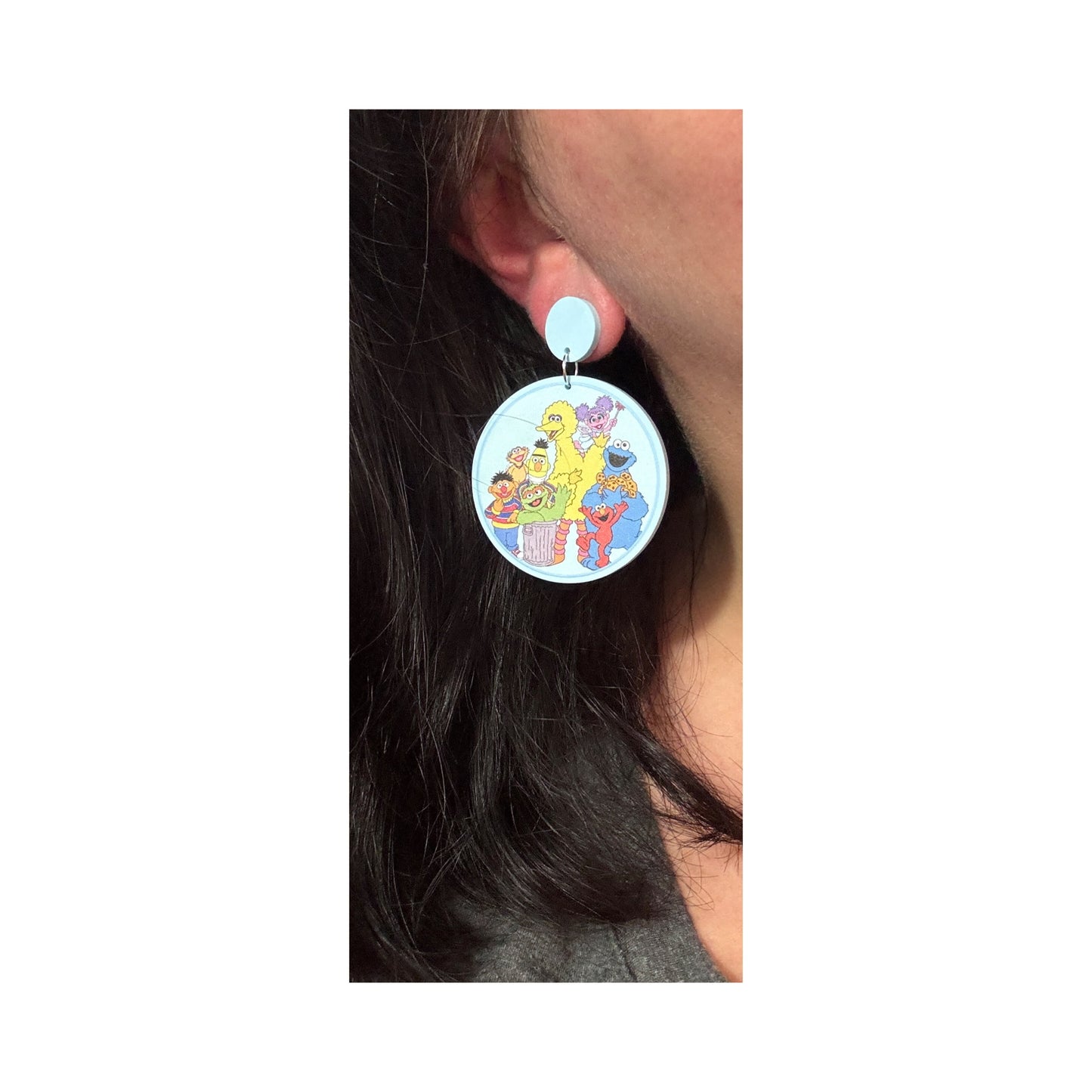 Sesame Crew Round Drop Earrings