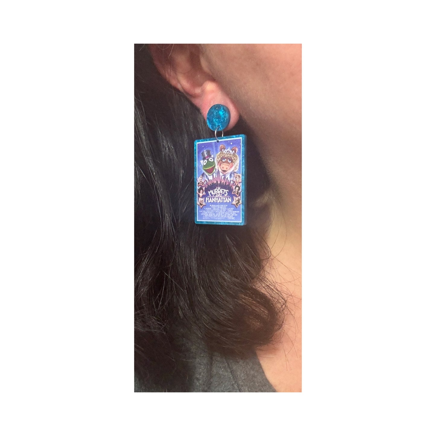 Manhattan Puppet Movie Drop Earrings