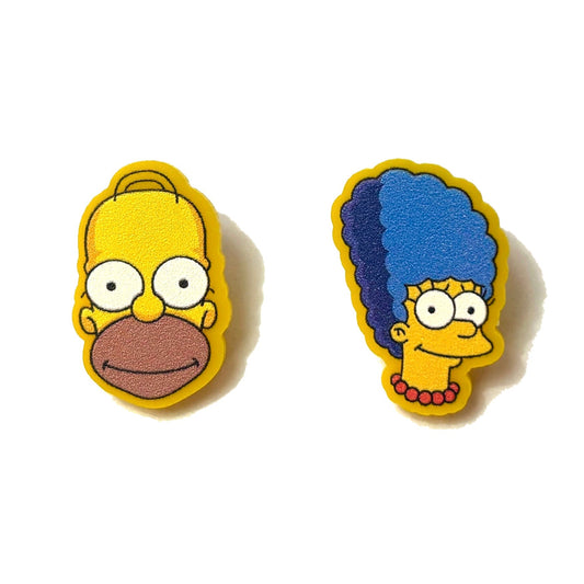 Homer & Marge Post Earrings