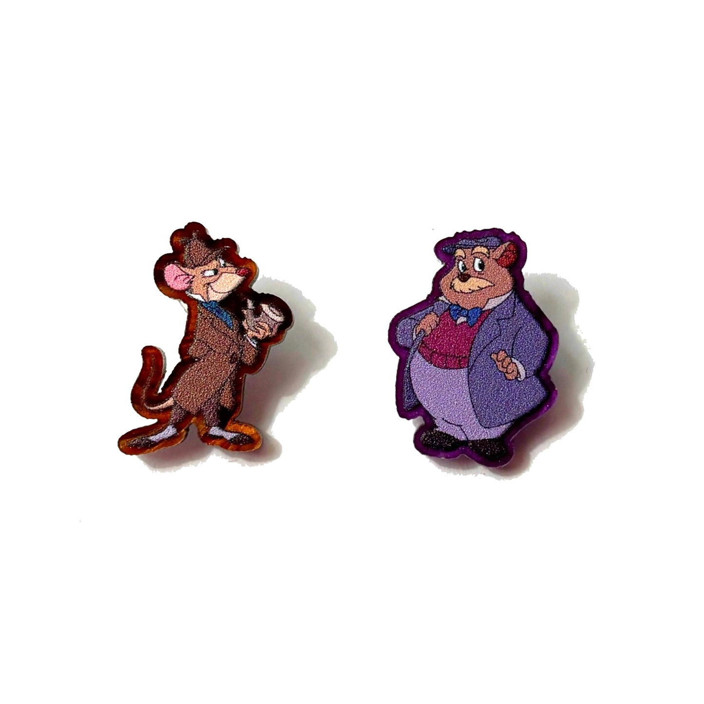 Mouse Detectives Post Earrings