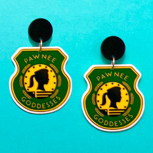 Pawnee Goddesses Drop Earrings