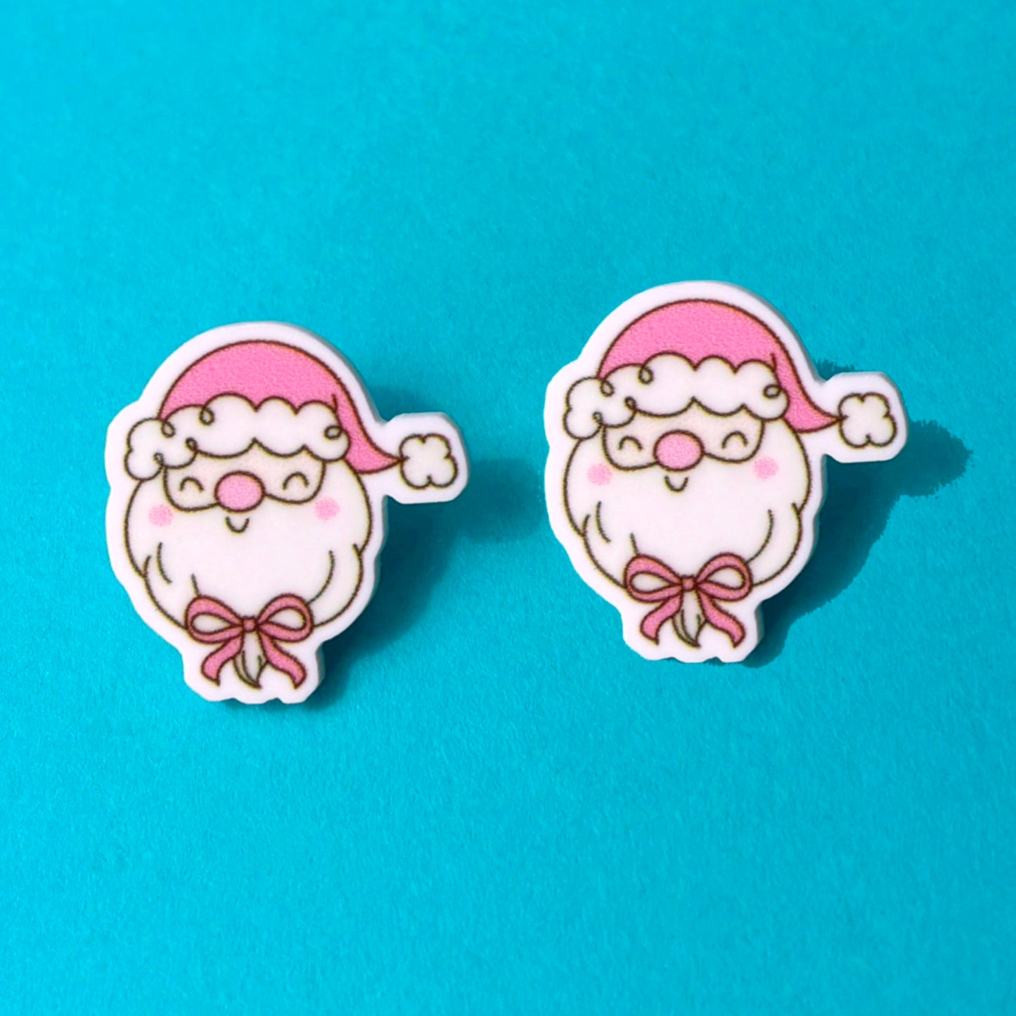 Pink Santa Cutie Post Earrings