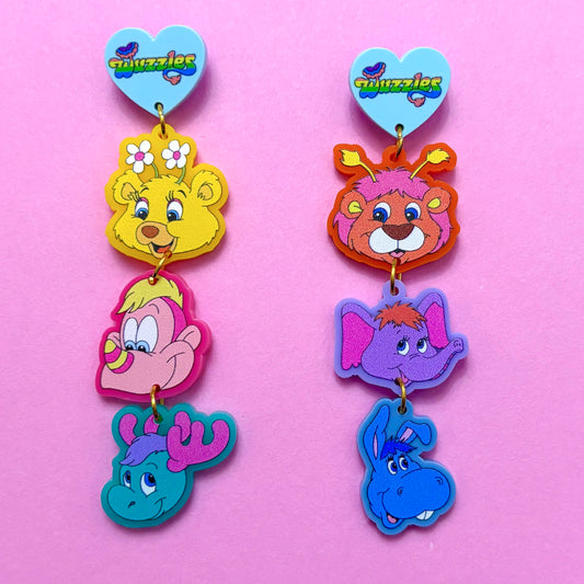 Wuzzles Tiered Drop Earrings