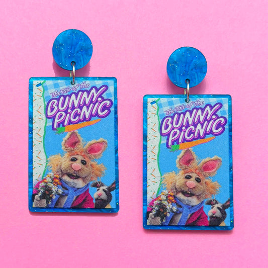 Bunny Picnic Drop Earrings