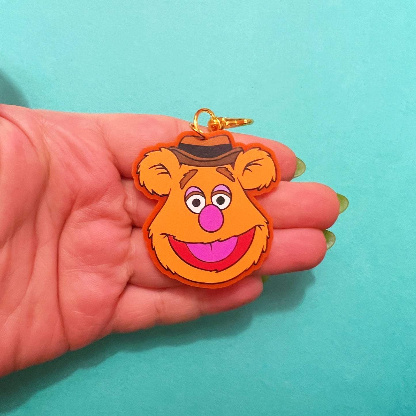 Fozzie Keychain or Bag Charm