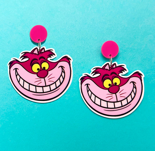 Cheshire Cat Drop Earrings