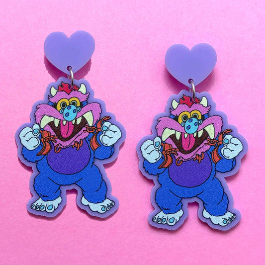 Pet Monster Drop Earrings