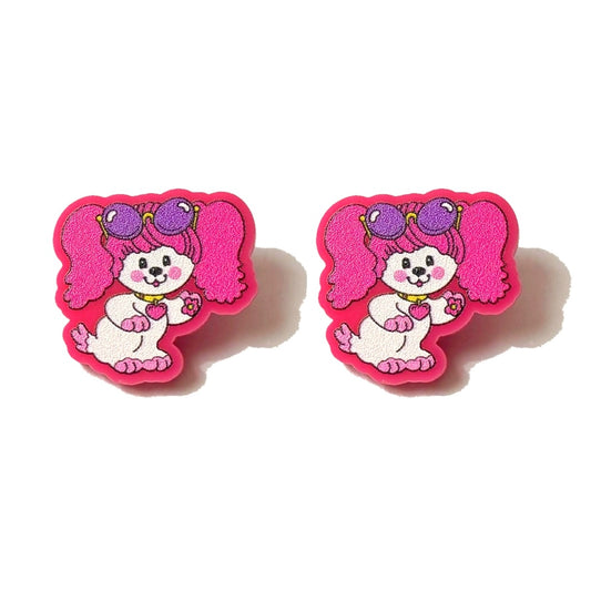80s Poodle Toy Post Earrings