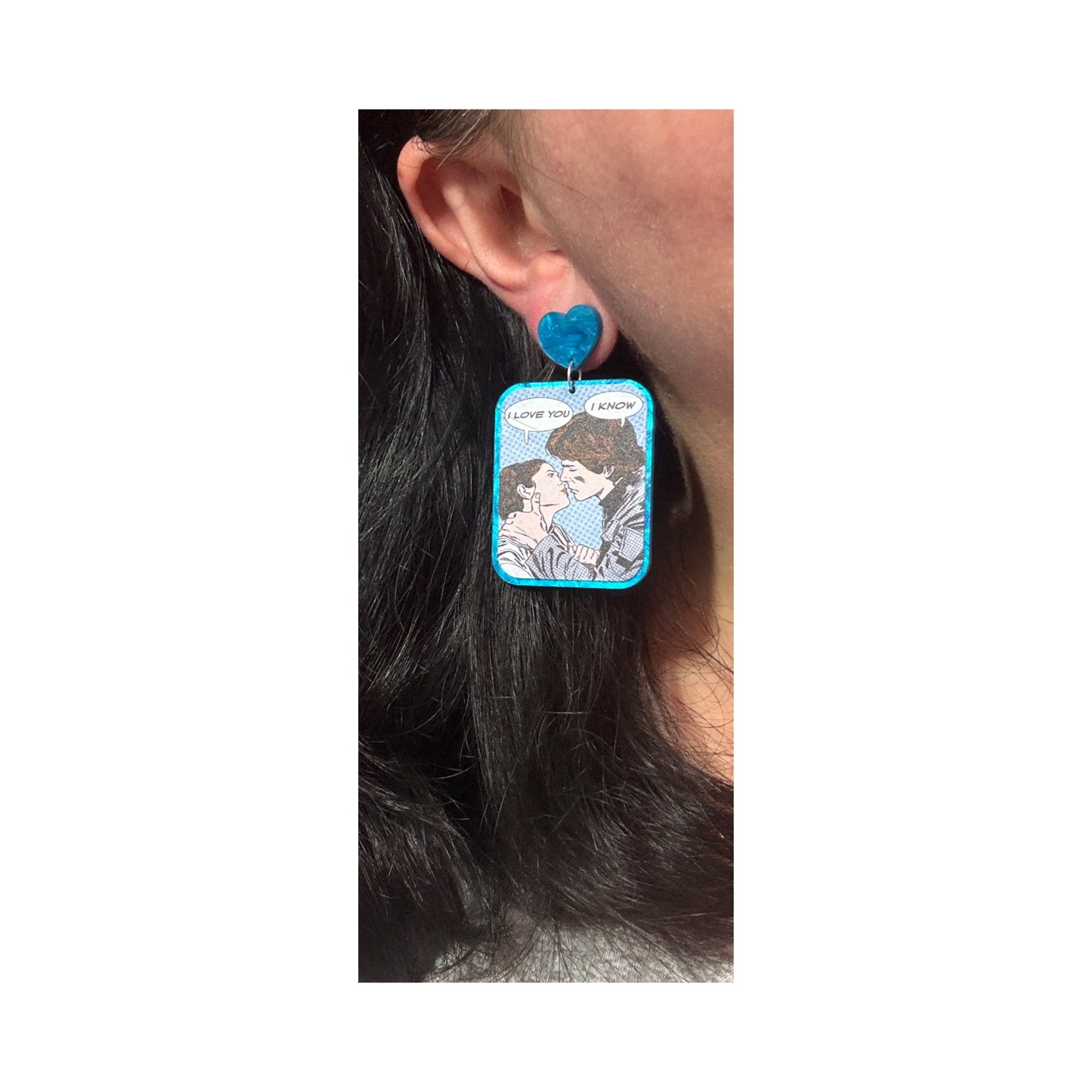 Galactic Love Drop Earrings