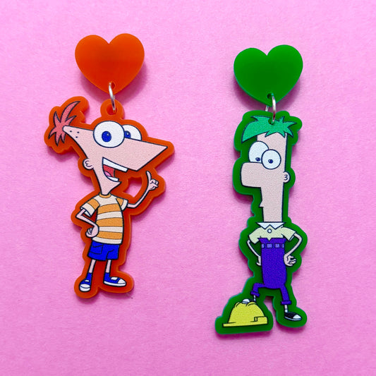 Stepbrother Duo Drop Earrings