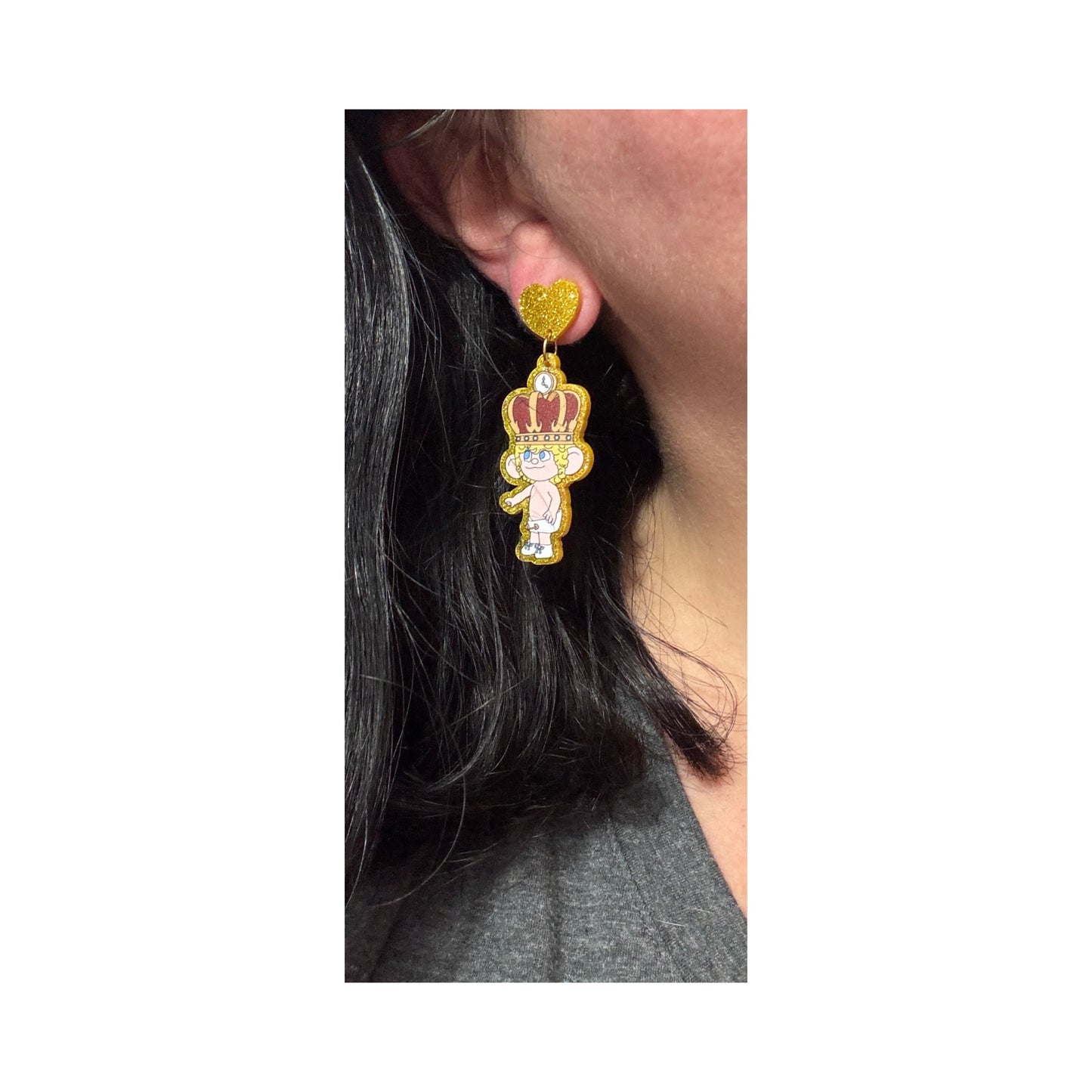 Baby New Year Drop Earrings