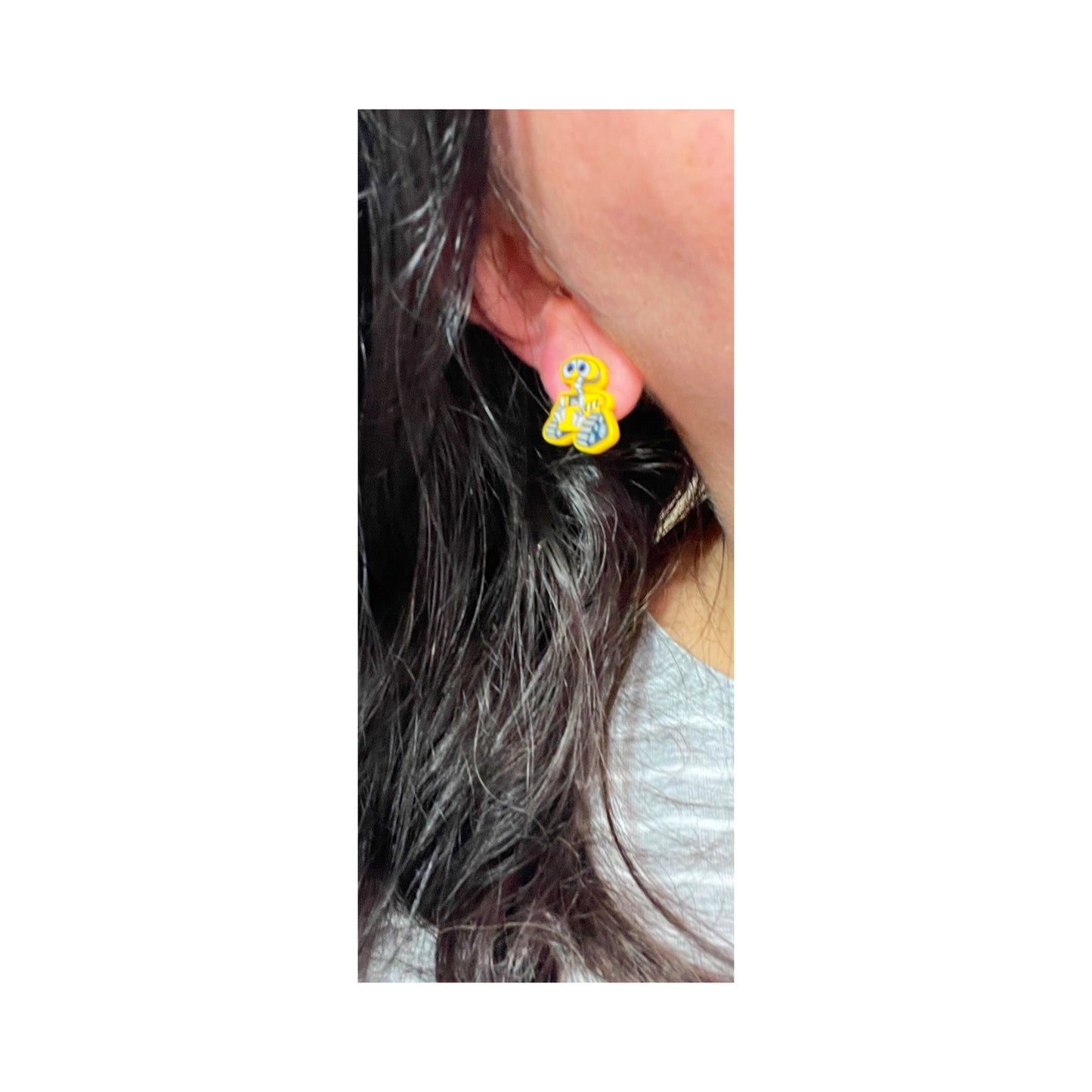 Robot Love Post Earrings