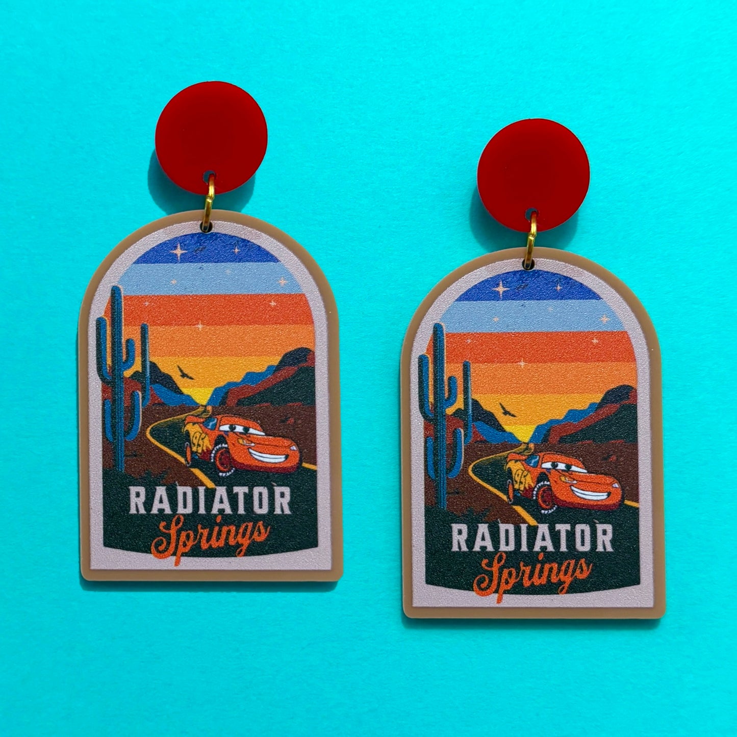 Radiator Springs Drop Earrings