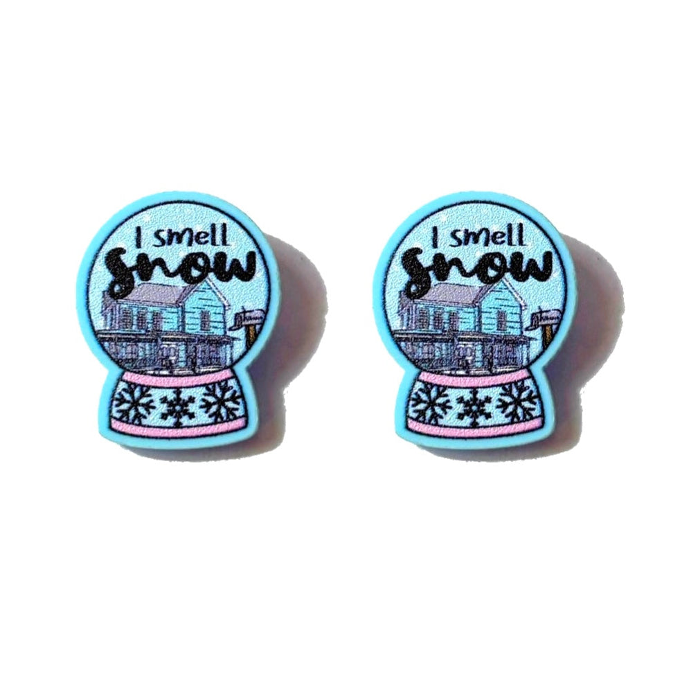 I Smell Snow Post Earrings